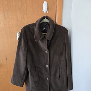 Calvin Klein Women's Brown Coat